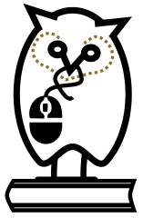 Логото на „Уикипедианската библиотека“
